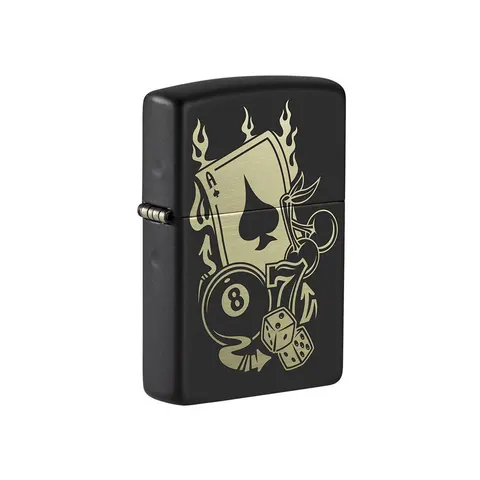 Brichetă Zippo 49257 – model jocuri de noroc