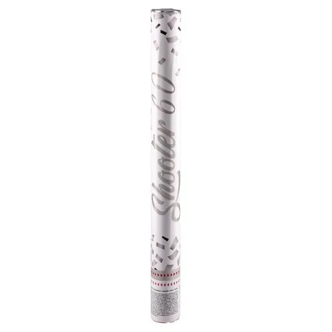 Festa Tun cu confetti Party Popper, 60 cm, argintiu