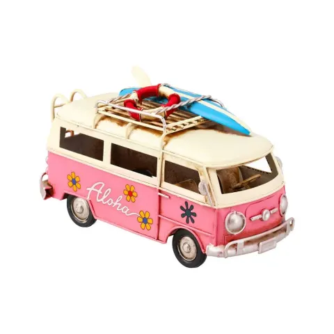 Takk Lanard Autobuz metalic, 17 cm, roz