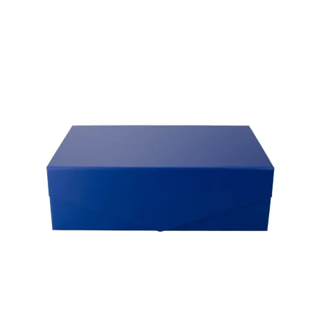 Office 1 Cutie Matt, cu închidere magnetică, pliabilă, 23 x 15 x 10 cm, albastru închis