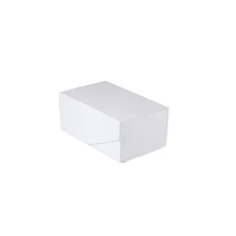 Office 1 Cutie Matt, cu închidere magnetică, pliabilă, 23 x 15 x 10 cm, alb