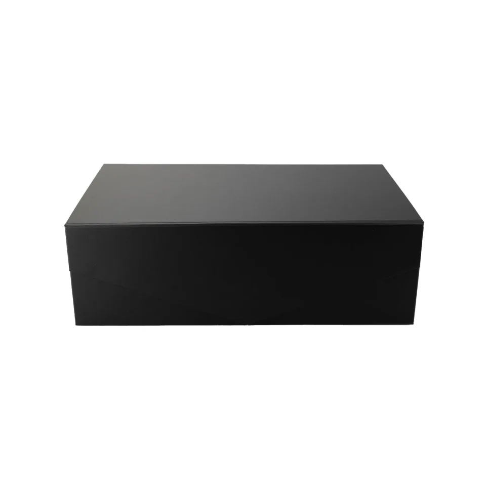 Office 1 Cutie pliabilă Matt, cu închidere magnetică, 35 x 23 x 10 cm, negru
