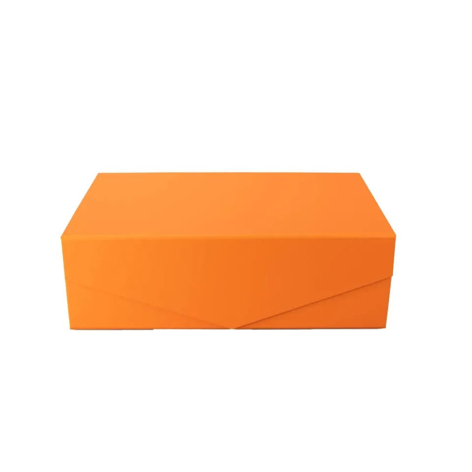 Office 1 Cutie Matt, închidere magnetică, pliabilă, 35 x 23 x 10 cm, portocaliu
