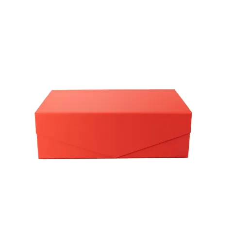 Office 1 Cutie Matt, cu închidere magnetică, pliabilă, 35 x 23 x 10 cm, roșu