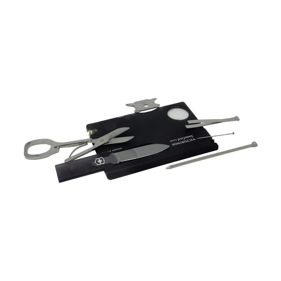 Victorinox Set Swiss Card Black, negru