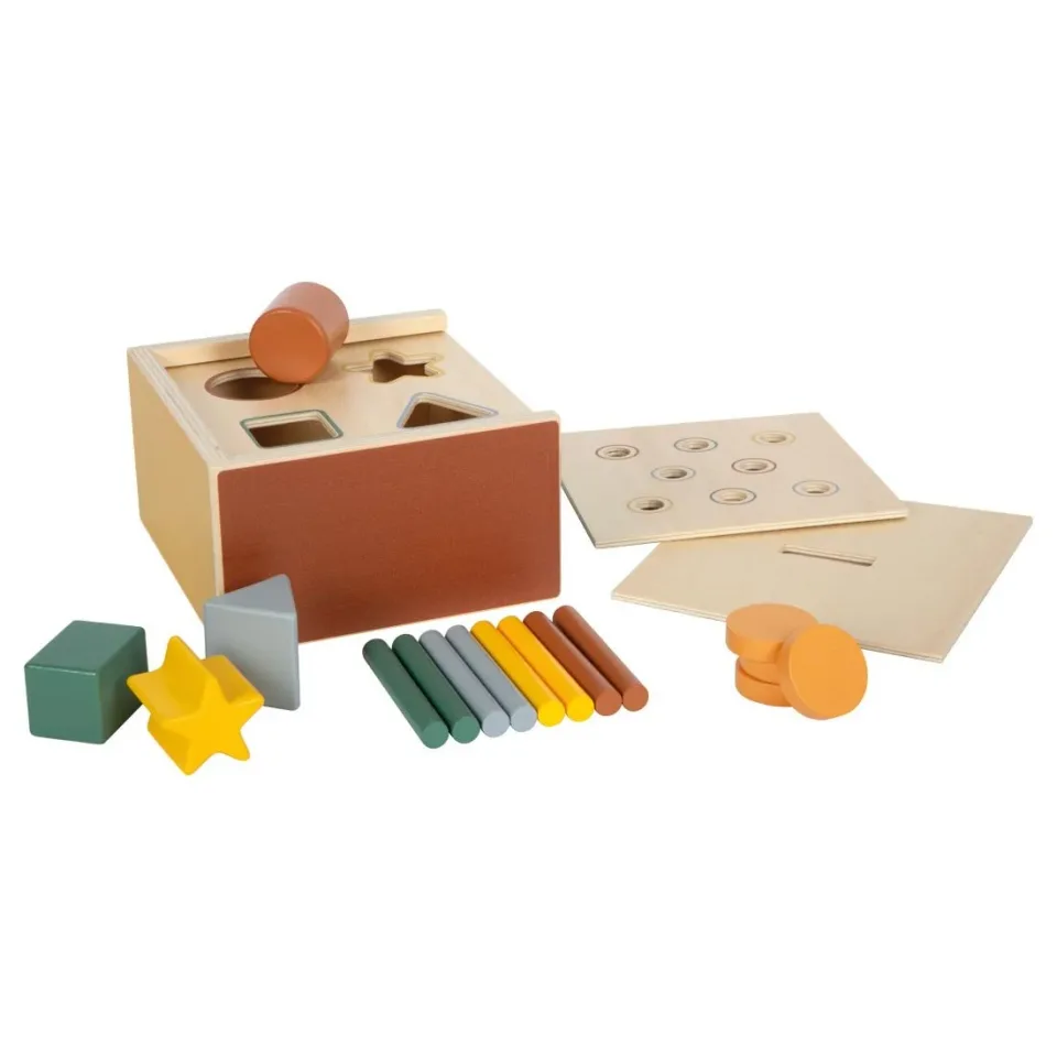 Small Foot Montessori Sorter, cu figuri geometrice