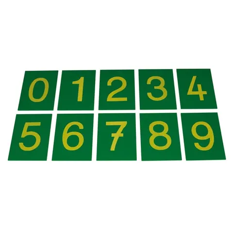 Set Montessori Eduplay Numere de nisip, 0 până la 9