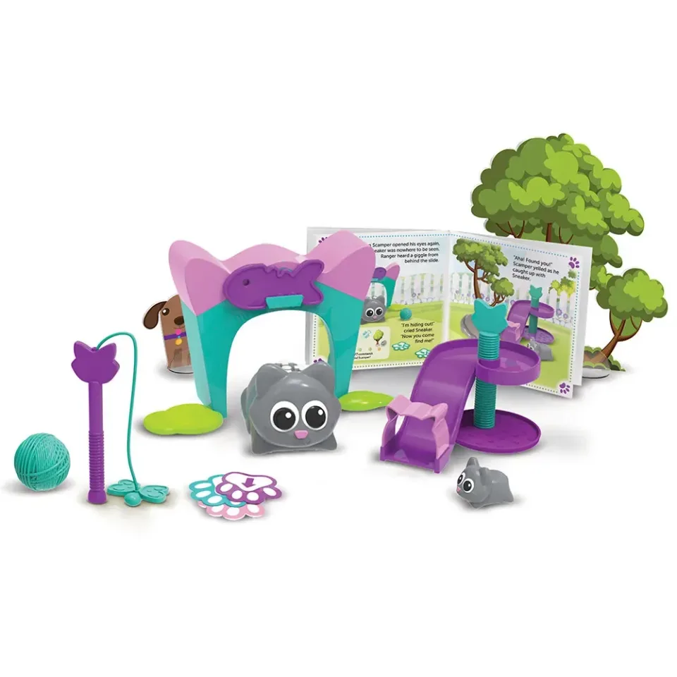 Jucării pentru programare Kittens Learning Resources, baterii AAA, 2 bucăți