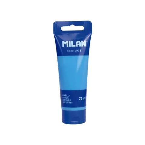 Vopsea acrilică Milan, cyan, 75 ml
