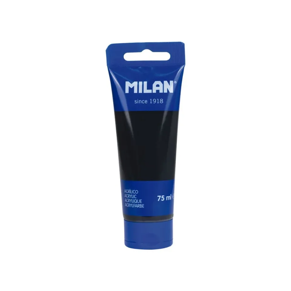 Vopsea acrilică Milan, negru, 75 ml
