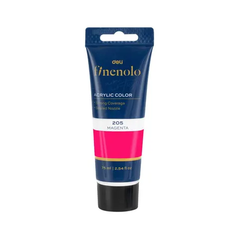 Vopsea acrilică Deli Finenolo, 75 ml, roz