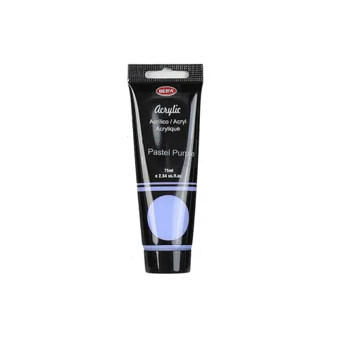 Beifa Vopsea acrilică, în tub, 75 ml, mov pastel