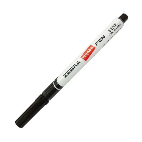 Zebra Marker textil Name Pen Fine, 1.2 mm, negru