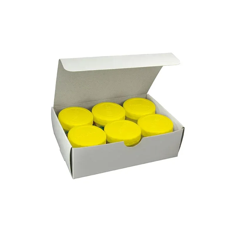 Milan Vopsea tempera, galben, 40 ml, 6 bucăți