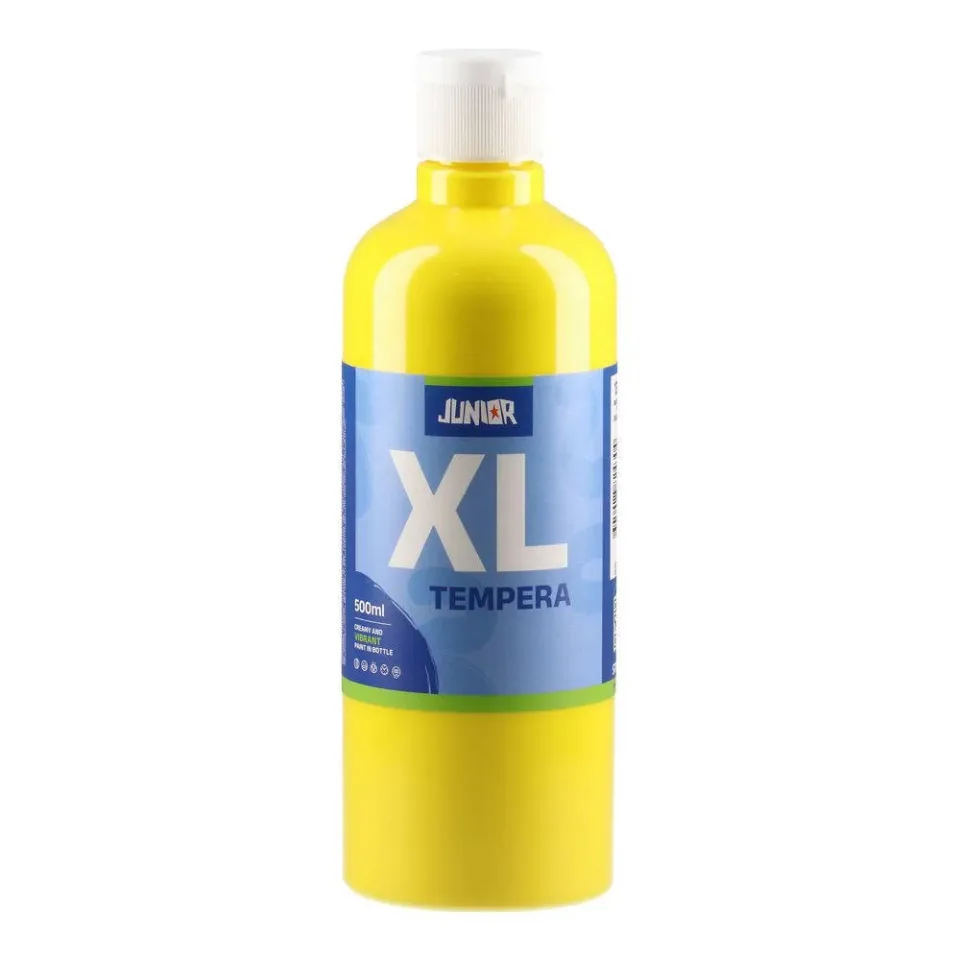 Junior Brillio Vopsea tempera, 500 ml, galben