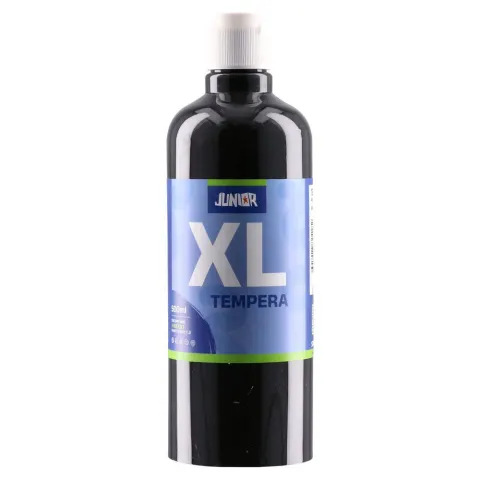 Junior Brillio Vopsea tempera, 500 ml, negru