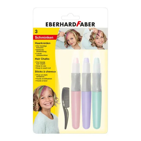 Eberhard Faber Creioane de păr Pearl, 3 culori