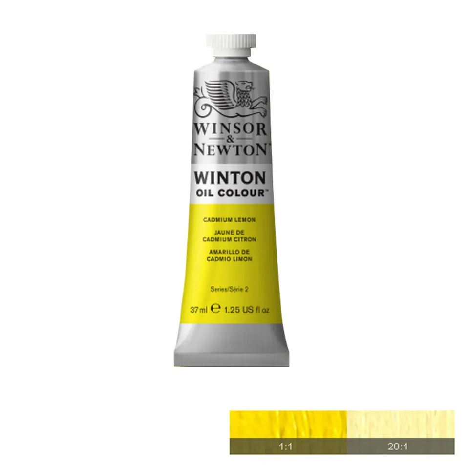 Winton Vopsea de ulei, Cadmium Lemon Hue, 37 ml