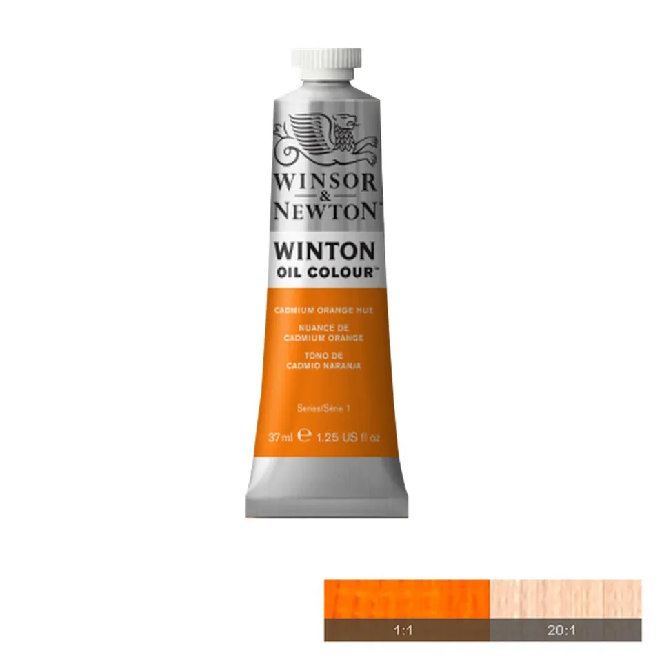 Winton Vopsea de ulei, Cadmium Orange Hue, 37 ml