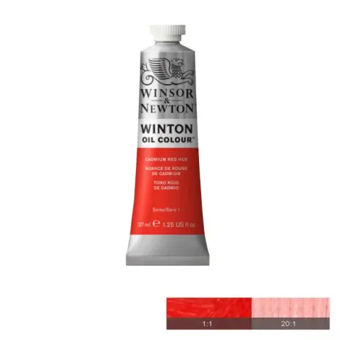 Winton Vopsea de ulei, Cadmium Red Hue, 37 ml