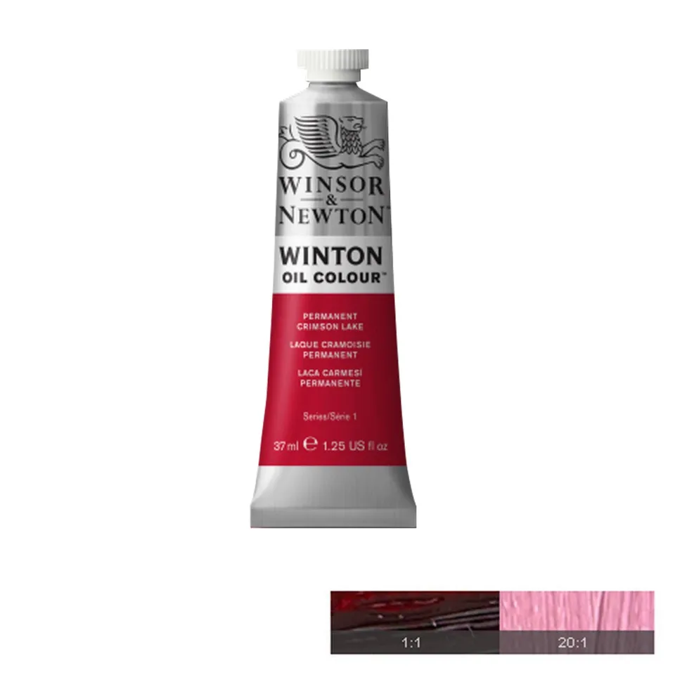 Winton Vopsea de ulei, Permanent Crimson Lake, 37 ml
