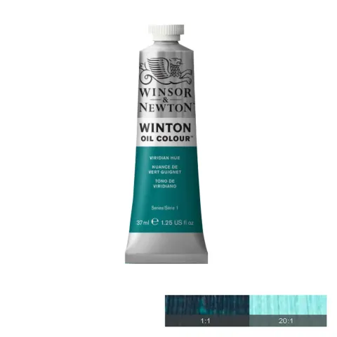 Winton Vopsea de ulei, Viridian Hue Phthalo, 37 ml