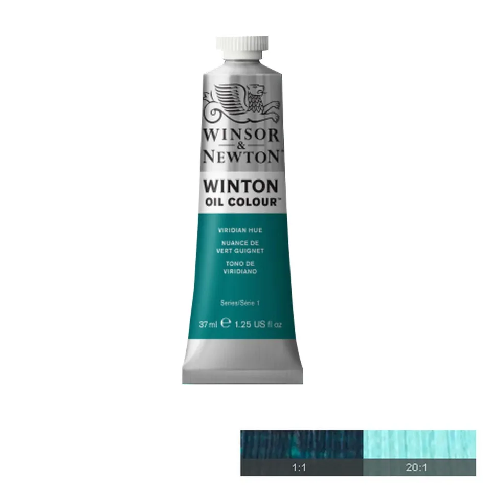 Winton Vopsea de ulei, Viridian Hue Phthalo, 37 ml