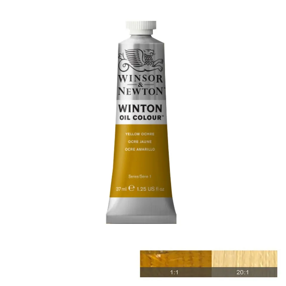 Winton Vopsea de ulei, Yellow Ochre, 37 ml