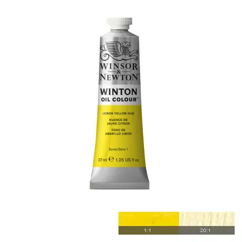 Winton Vopsea de ulei, Lemon Yellow Hue, 37 ml