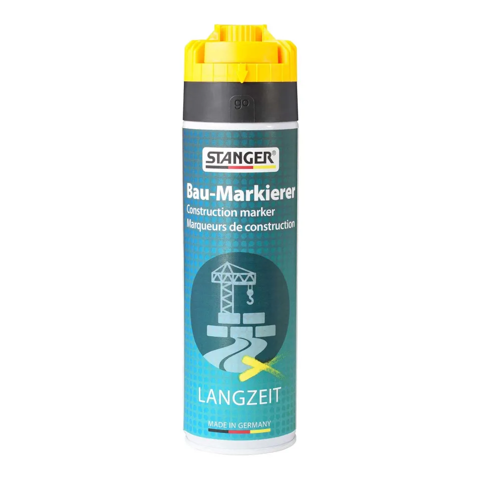 Spray Stanger pentru Marcare Stop & Go de Lungă Durată, Galben