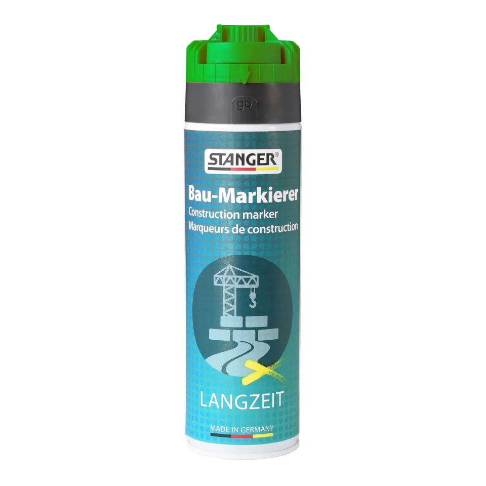 Spray de marcare Stanger Longterm Stop & Go, verde
