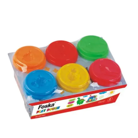 Foska plastilină modelatoare, 60 g, 6 culori