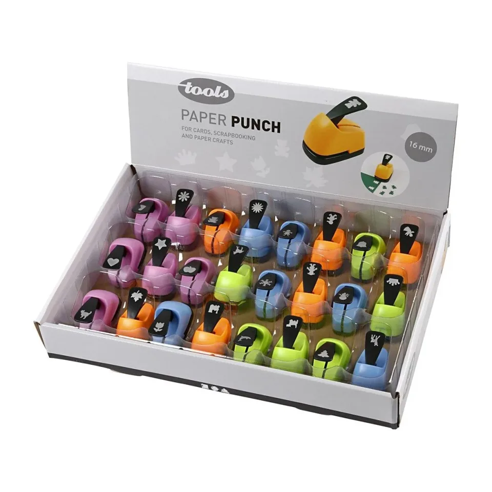 Creativ Company Perforator, 16 mm, asortiment