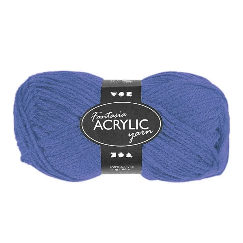 Creativ Company Fășie de lână, 50 g, albastru