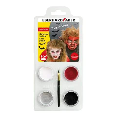 Eberhard Faber Vopsea de față Fată Diavol Dracula, 4 culori