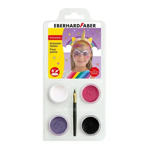 Eberhard Faber Vopsea de față Unicorn, 4 culori