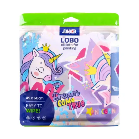 Junior Lobo Covoraș pentru desen, unicorn, 45 x 60 cm