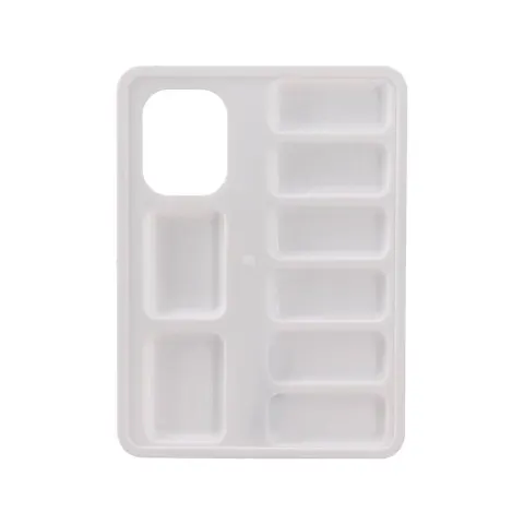 Sazio Bela Paletă pentru pictură, dreptunghiulară, plastic, alb