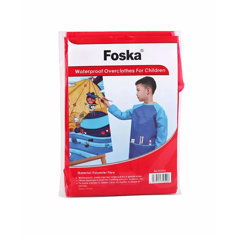 Foska Șorț pentru micii artiști, roșu