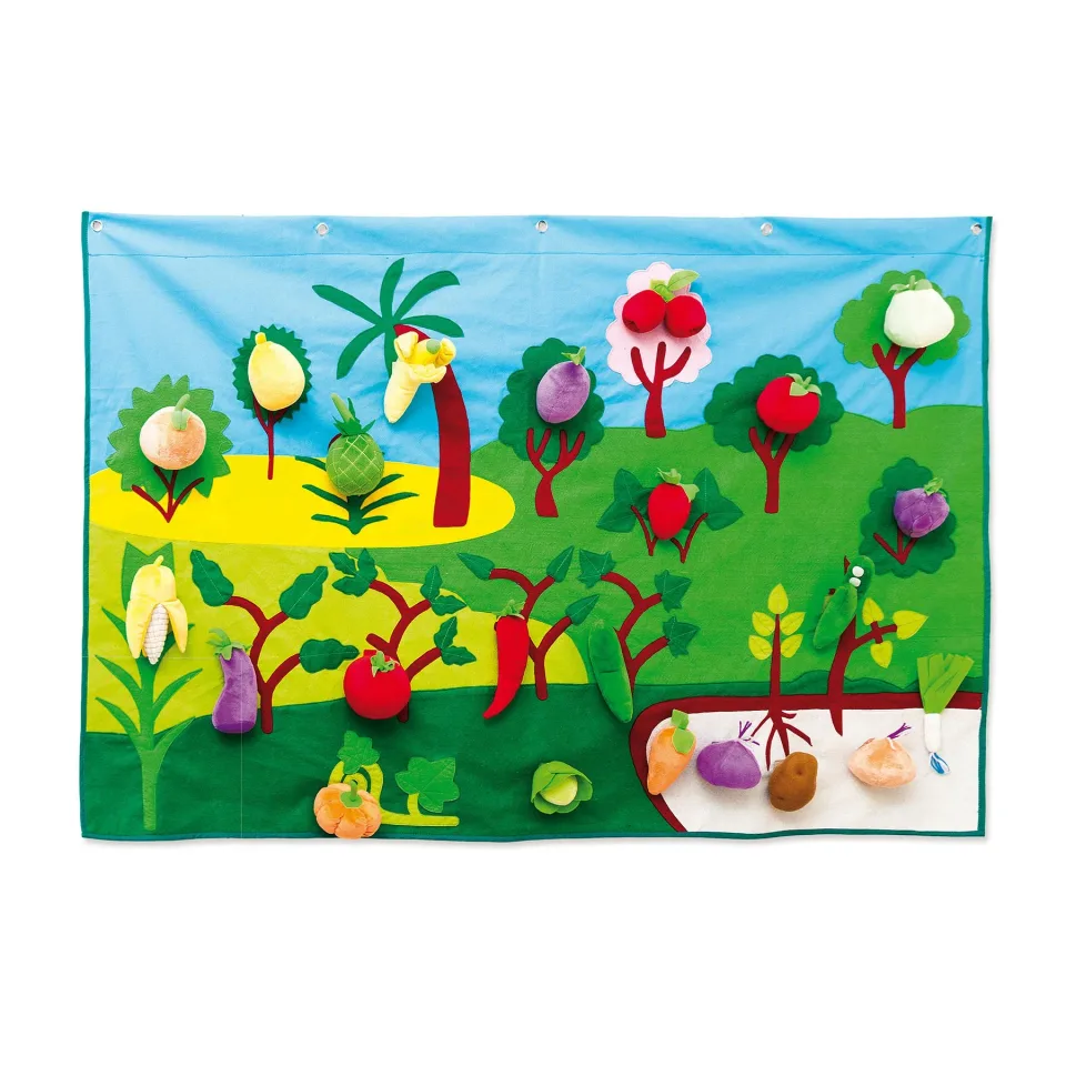 Nowa Szkola Pânză de perete, fructe și legume, 100 x 150 cm