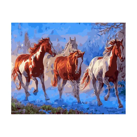Set de pictură după numere Foska „Gallop”, 40 x 50 cm