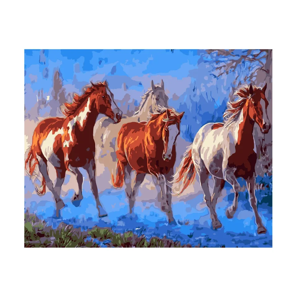 Set de pictură după numere Foska „Gallop”, 40 x 50 cm