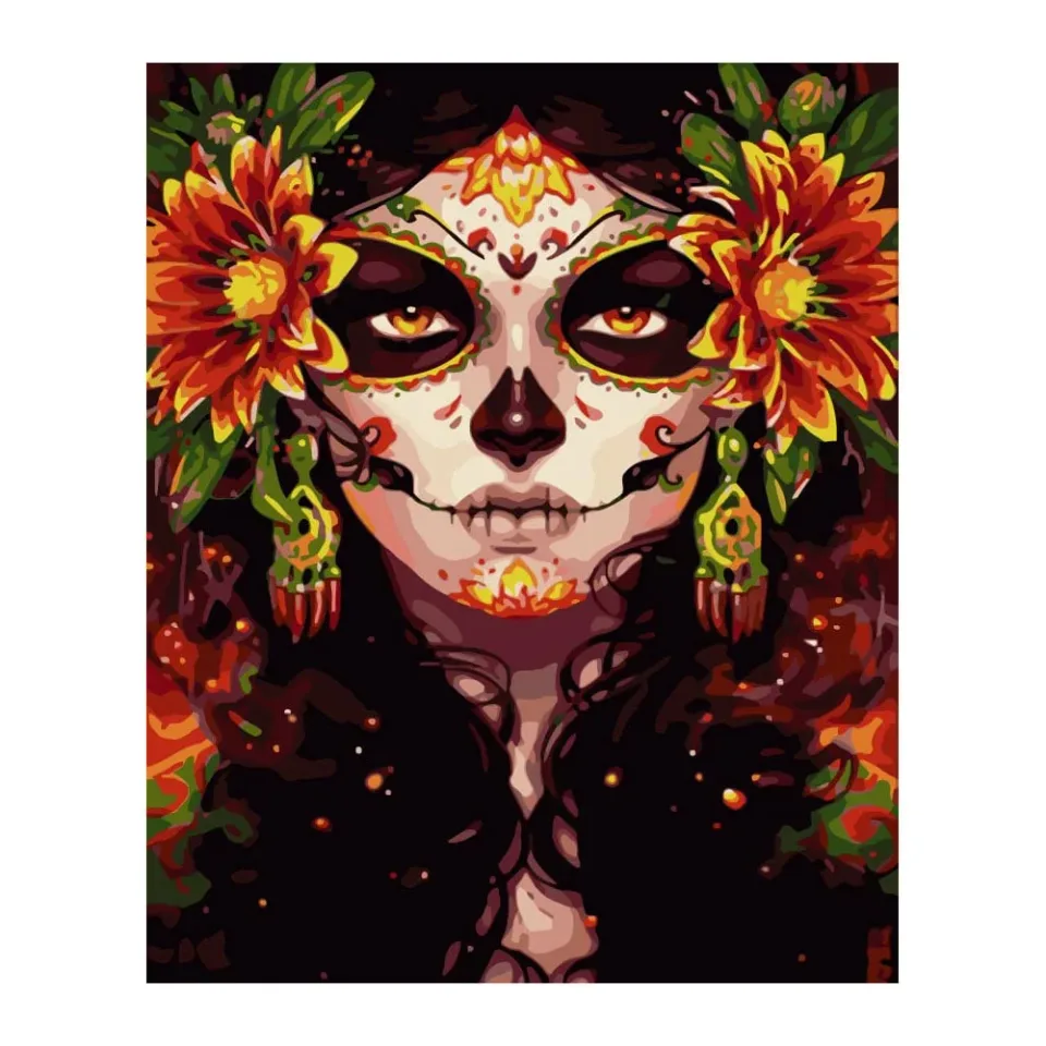 Set Foska Paint by numbers Catrina, 40 x 50 cm