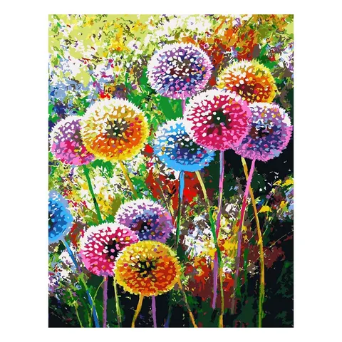 Kit Foska Pictură pe Numere Crocuși, 40 x 50 cm