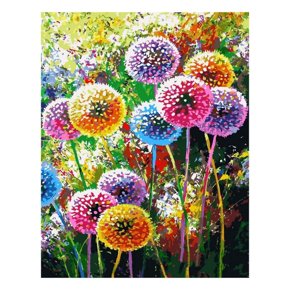 Kit Foska Pictură pe Numere Crocuși, 40 x 50 cm