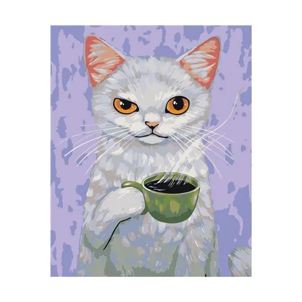 Kit pentru pictură după numere Foska Grumpy, 40 x 50 cm