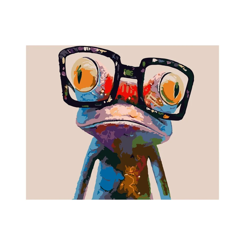Foska Set de pictură pe numere Cameleon, 40 x 50 cm