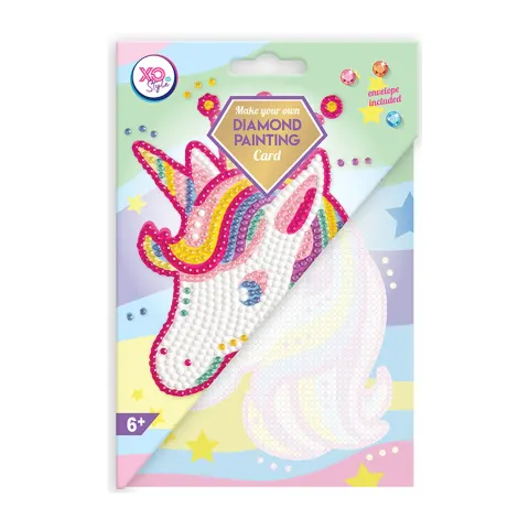 Moxy Card Unicorn, pictură cu mărgele