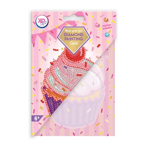 Moxy Card Brioșă, pictură cu mărgele