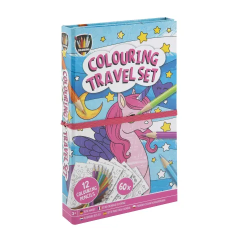 Moxy Set de colorat pentru călătorie Unicorn
